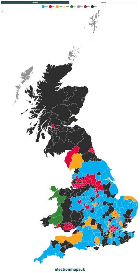 Election Maps UK On Twitter The Conservatives Have Lost 60 Of The