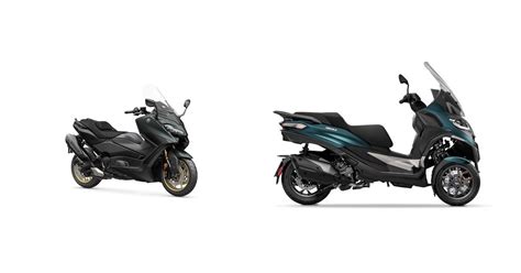 Motorrad Vergleich Yamaha Tmax Tech Max Vs Piaggio Mp Hpe