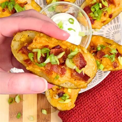 How To Make Homemade Potato Skins In The Air Fryer Dinners Done Quick