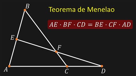 Demostración del Teorema de Menelao YouTube