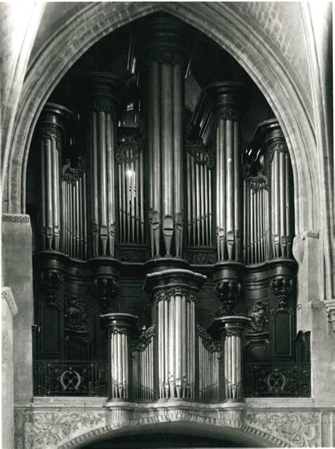 Orgue De Tribune Ancienne Abbatiale Sainte Croix Bordeaux Gironde