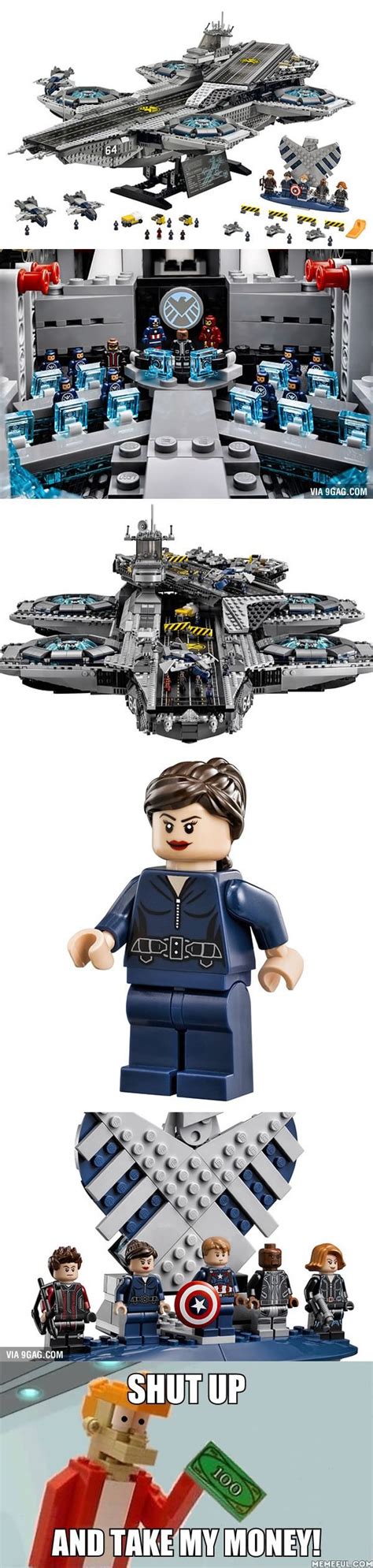 First Look Lego Made A 2 996 Piece Set Of Avengers SHIELD Helicarrier