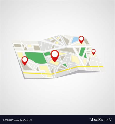 Folded Map Vector at Vectorified.com | Collection of Folded Map Vector ...