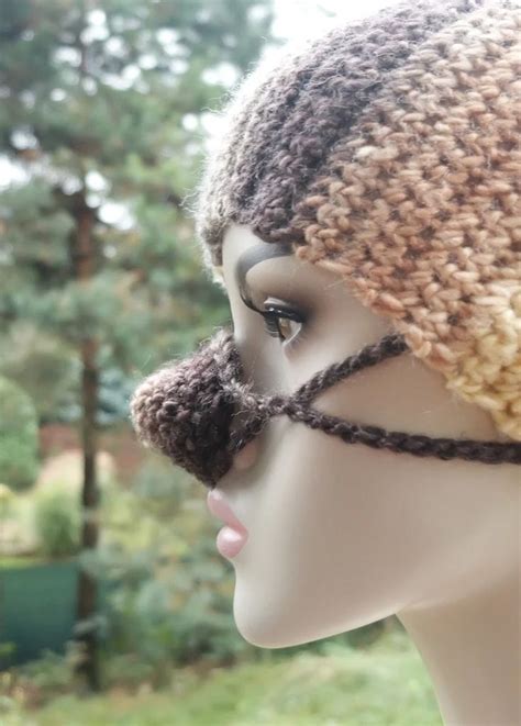 Unisex Nose Warmer Brown Nose Cap Nose Protector Cold Nose Gaiter