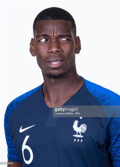 Paul Pogba Of France Poses For A Portrait During The Official Fifa