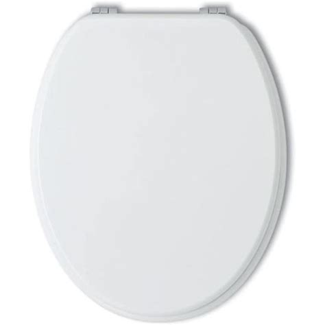 Abattant Wc Universel En Bois Laqu Blanc Brillant N Cdiscount