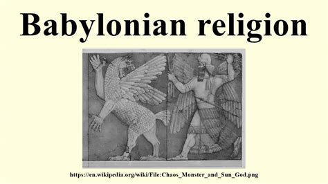 Babylonian religion - YouTube