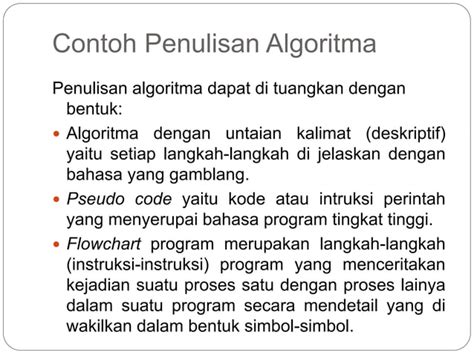 Materi Pptx Pengantar Algoritma Dan Logika Ppt