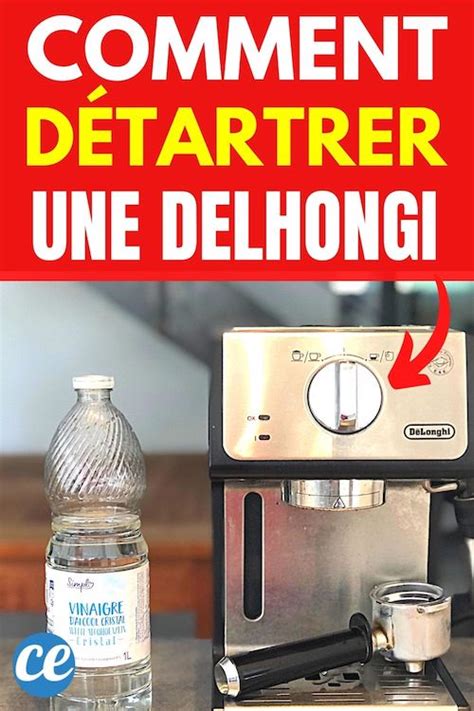 Comment Détartrer une Machine à Café Delonghi au Vinaigre Blanc