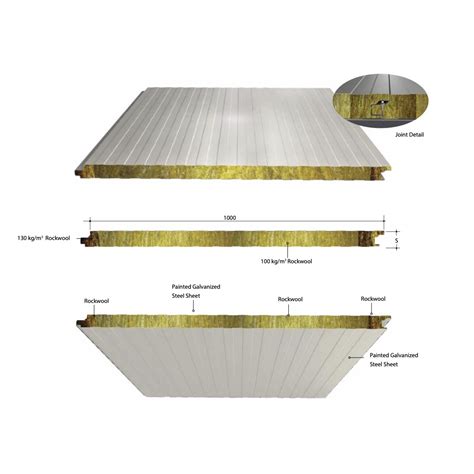 Building Material Exterior Wall Fireproof Insulation Rock Wool Glass