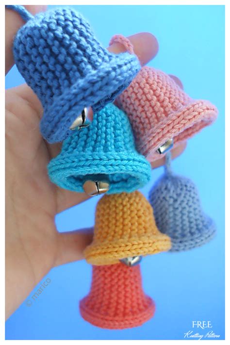 Christmas Bell Ornament Free Knitting Patterns Paid Artofit