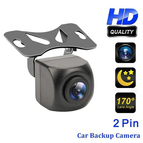 1080p Hd C Mera De Vis O Traseira Do Carro 2 Pin Prova Dwaterproof Gua