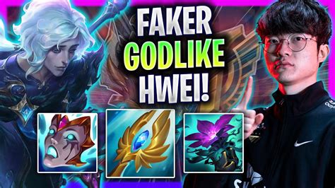 Faker Is Godlike With Hwei Mid T Faker Plays Hwei Mid Vs Azir