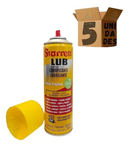 Kit 5 Óleo Lubrificante Desengripante Starrett Lub Wd 300ml MercadoLivre