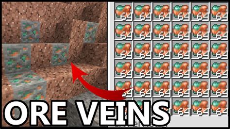 Where To Find ORE VEINS In MINECRAFT 1 18 YouTube