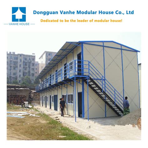 Prefabricated Labor Camp Steel Structure Sandwich Panel House For Sale