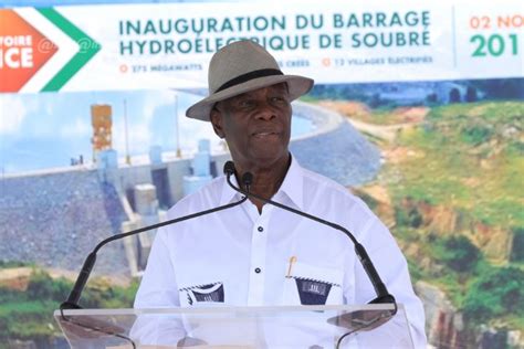 Inauguration Du Barrage Hydro Lectrique De Soubr Et Pose De La