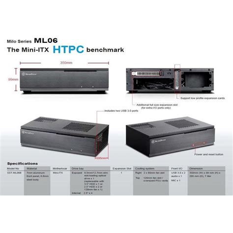 Silverstone Milo Htpc Sst Ml B Blog Knak Jp