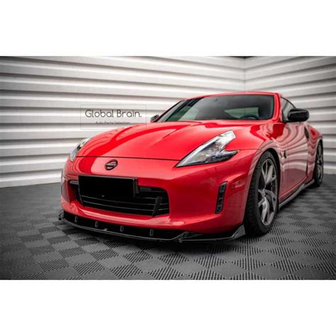 【楽天市場】2012 日産 フェアレディz 370z Z34 後期 フロント リップ スポイラー V2 Nissan スプリッター