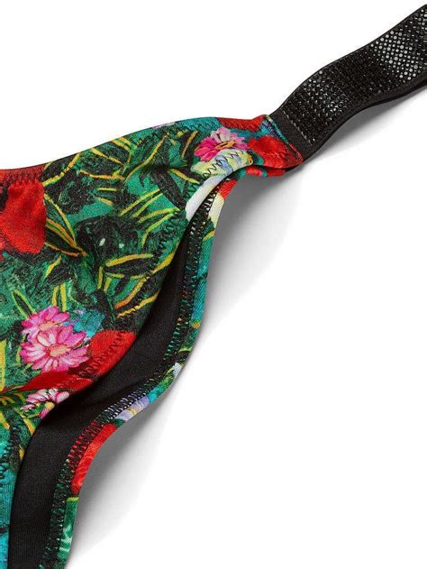 ᐉ Купальник Victoria s Secret Shine Strap Bombshell ADD CUPS PUSH UP Bikini Set Тропический