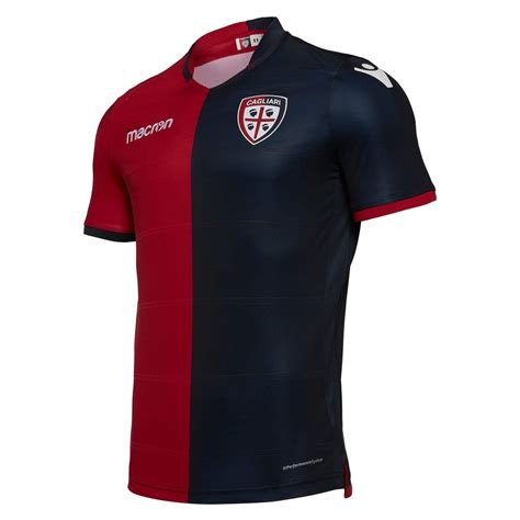 Football Cagliari Football Home Jersey Shirt Tee Top 2018 19 Mens