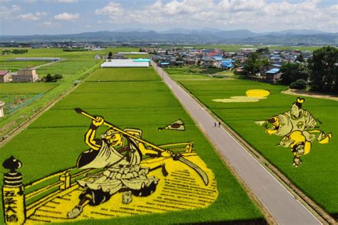 田んぼアートの絶景｜zekkei Japan