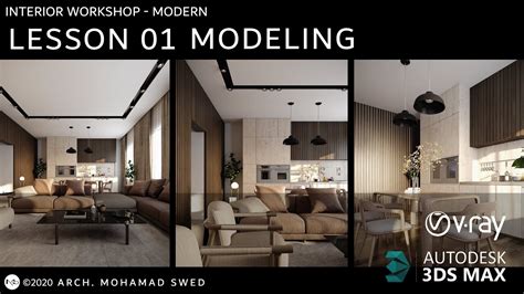 Interior Workshop 3Ds Max Vray Modern L 01 Modeling YouTube