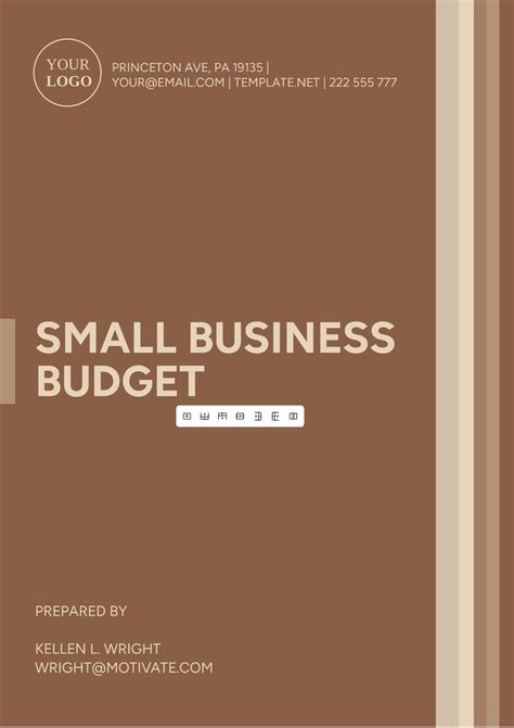 Free Small Business Budget Templates, Editable and Printable