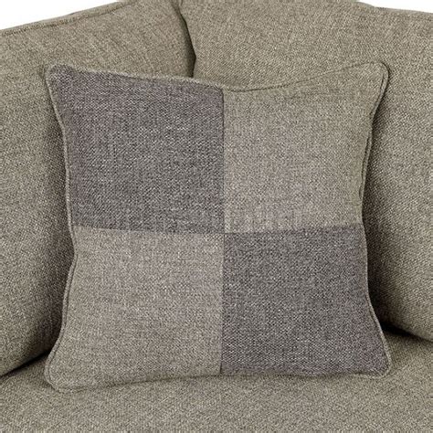 Rhian Sectional Sofa Cm Lg In Light Gray Linen Like Fabric