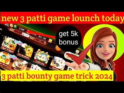 Patti Bounty New Game K Bonus Mines Trick Today Ahmed Tech