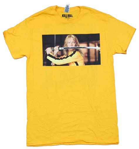 Kill Bill Mens T Shirt Beatrix Bride Photo Box Front Big Letter Back