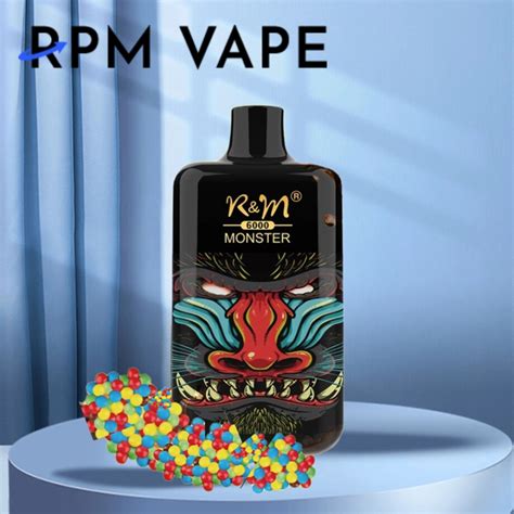Randm Monster 6000 Puffs Vape Original E Cigarette Rpm Vape