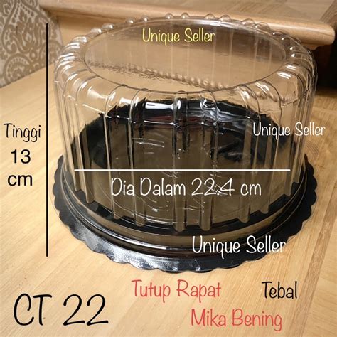 Jual Pcs Mika Cake Tray Cm Tinggi Cm Ct Bulat Mika