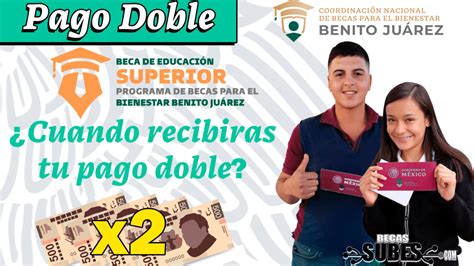 Beca Benito Juárez De Nivel Superior ¡pago Doble ¿cuándo Será Depositado El Pago Doble 🥇