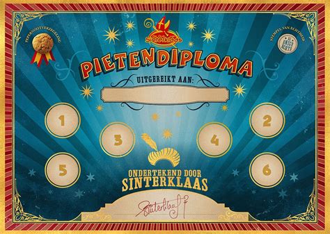 Pietendiploma De Club Van Sinterklaas