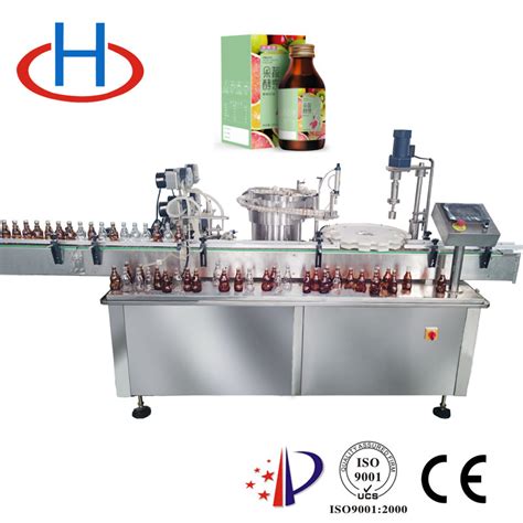 Pharmaceutical Industry Automatic Syrup Bottle Filling Capping Machine