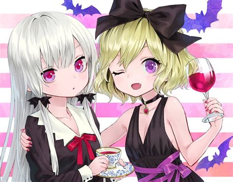 Sophie Twilight And Elly Tonari No Kyuuketsuki San Drawn By Ama Tou