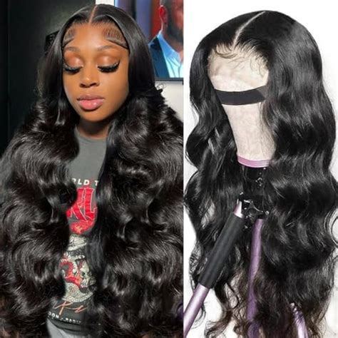 Uveous Wear And Go Glueless Wigs Human Hair Pre Plucked