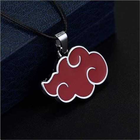 Colar Naruto Nuvem Akatsuki Masculino E Feminino Pingente