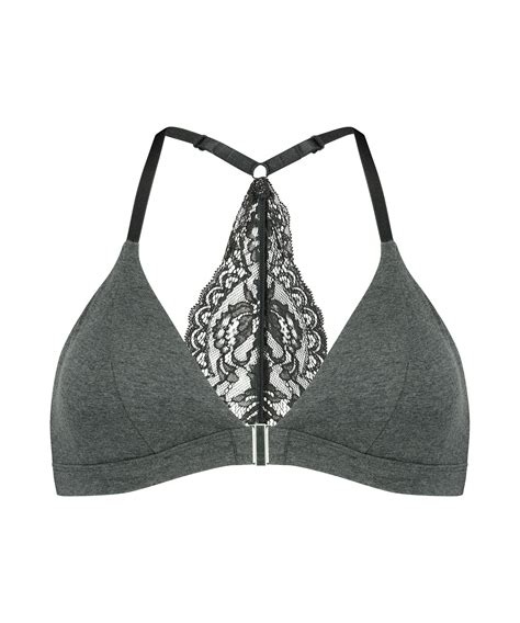 Chloe Cotton Padded Triangle Bralette For £22 Non Wired Bras