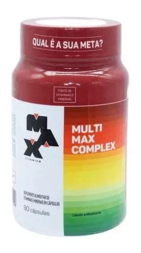 Suplemento en cápsula Max Titanium Multi Max Complex Vitaminas y