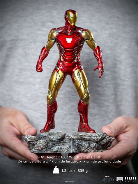 Iron Man Bds Art Scale Deluxe Standbeeld Elbenwald