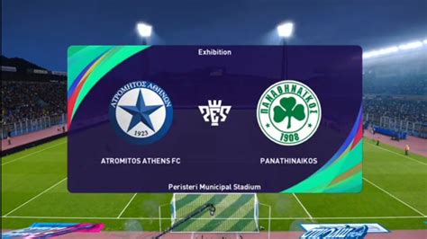 Atromitos Athens Vs Panathinaikos PES 21 Superleague Gracce Live