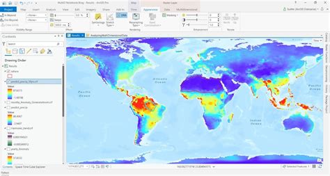 Precipitation patterns, trends and predictions using multidimensional data