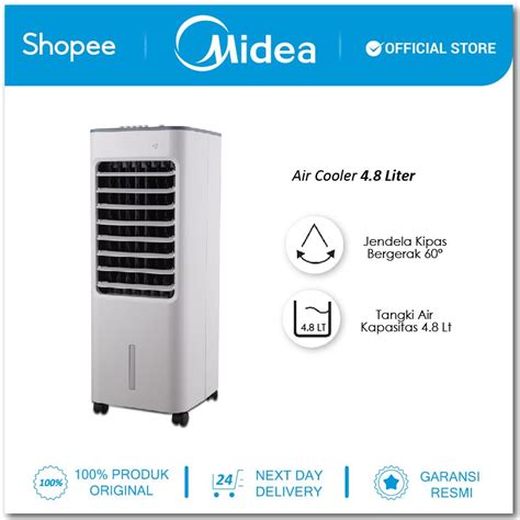 Jual Midea Air Cooler 4 8 Liter Ac100 18b Indonesia Shopee Indonesia