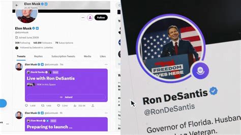 Usa L Annuncio Di Ron DeSantis In Diretta Su Twitter Con Elon Musk