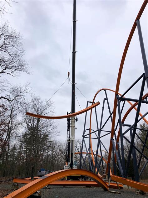 Six Flags Great Adventure Inicia Testes De Nova Montanha Russa Recordista