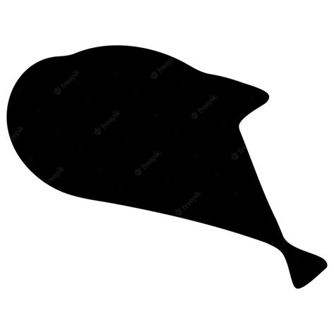 Premium Vector | Whale black silhouette illustration isolated on white ...