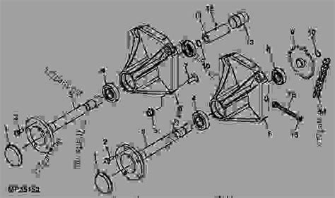 Rear Axle Shaft And Housing Utility Vehicle John Deere Gator