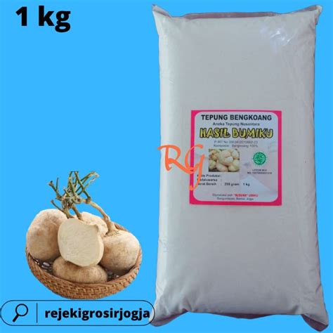 Jual TEPUNG BENGKUANG Organik 1 KG Tepung BENGKOANG 1 KG Yam Flour Yam